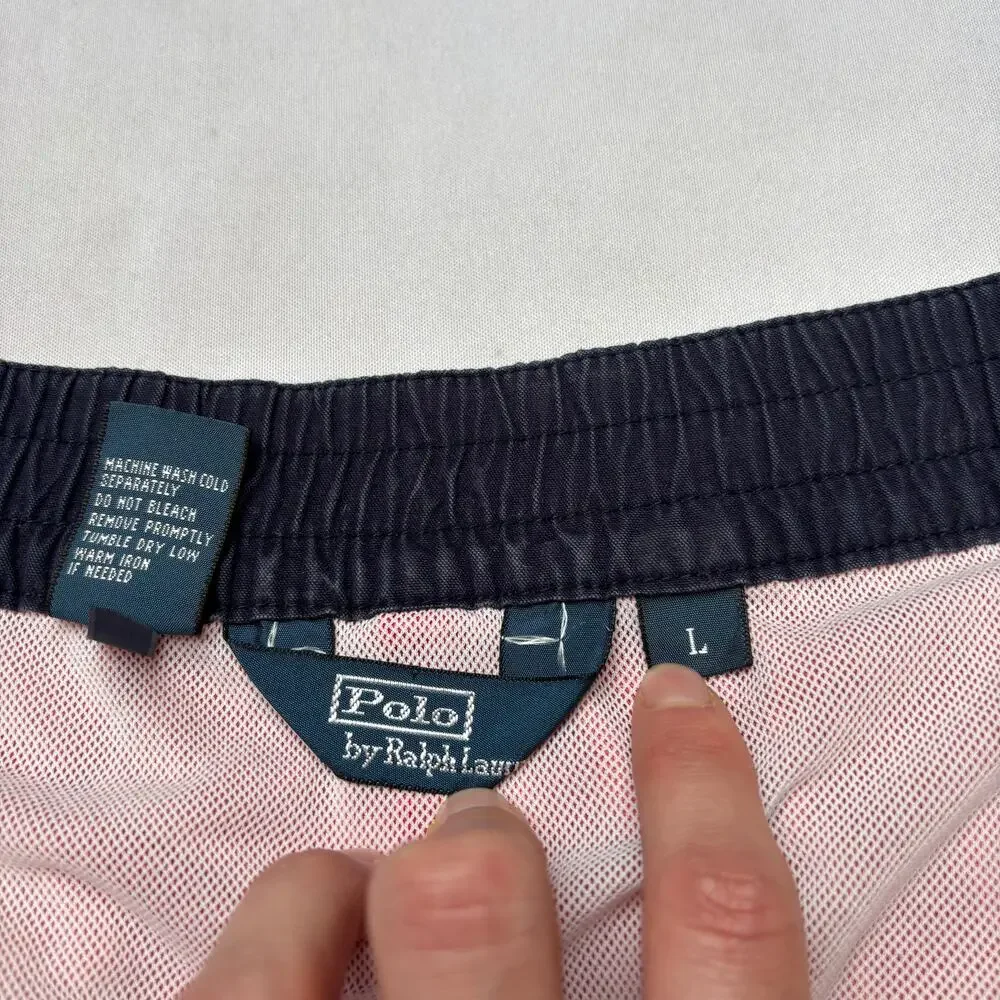 Vintage Polo Ralph Lauren Yacht Club RYC Big Pony Swim Shorts Men's Medium